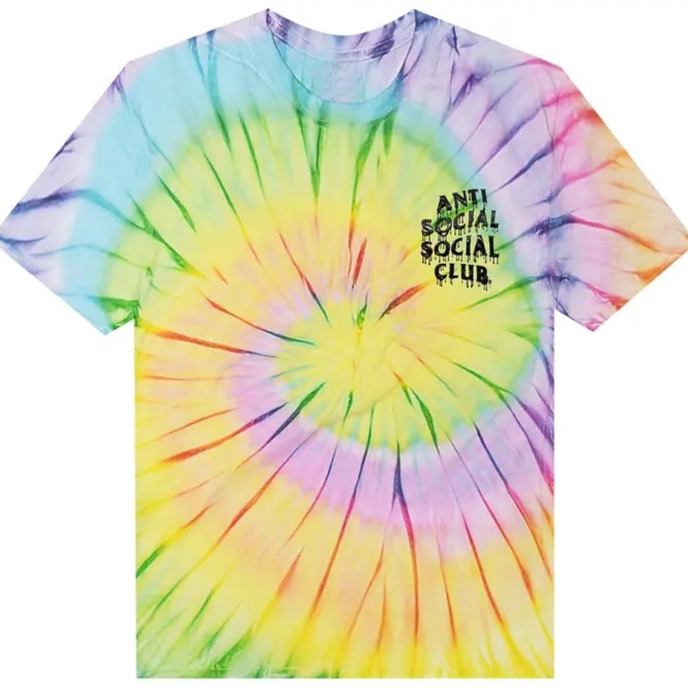 Anti Social Social Club Mind Melt Tee 'Tie Dye' - Picture 6 of 7